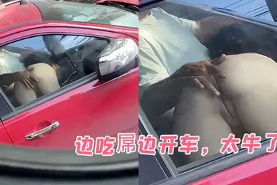 【自拍偷拍】边吃屌边开车太牛了