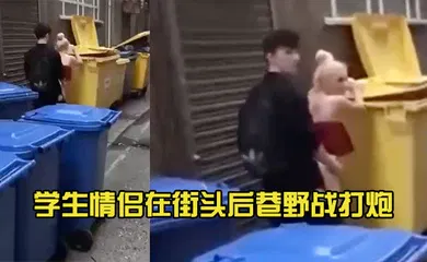 【学生萝莉】学生情侣在街头后巷野战打炮