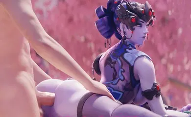 【激情H漫】黑寡妇的大屁股