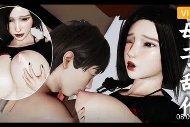 【3D】3D漫画乱伦开大车-末日中的母子2