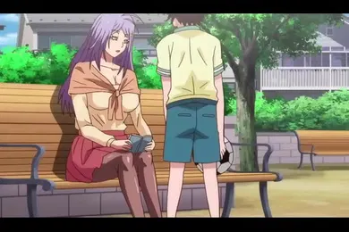 【激情H漫】淫荡的熟女第一次约会就在公园和处男做爱